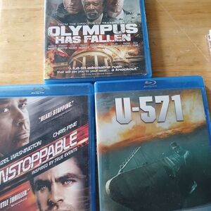 Blu-ray Movie Collection - Blue Cases (Set of 3)